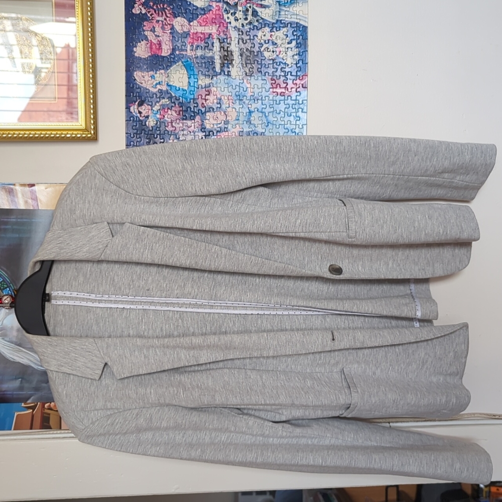 Express Grey blazer with shoulder pads